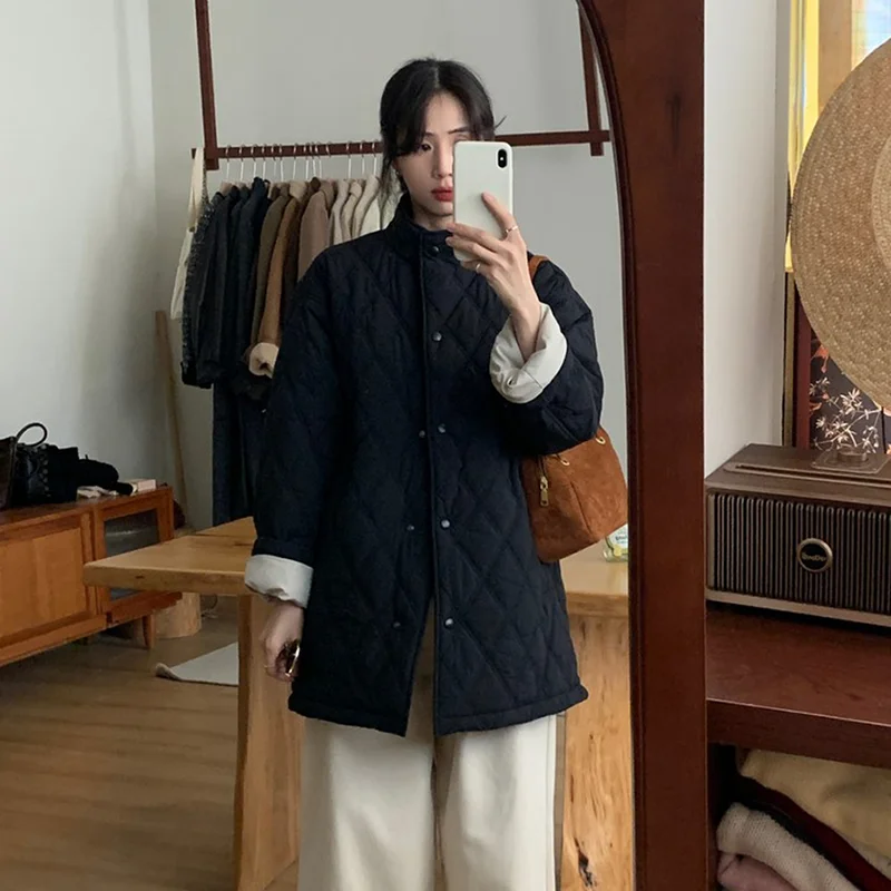 Autumn and Winter New Women's Cotton Jacket Loose Commuter Stand Collar Oversized Windproof Jacket
Autumn and Winter New Women's Cotton Jacket Loose Commuter Stand Collar Oversized Windproof Jacket