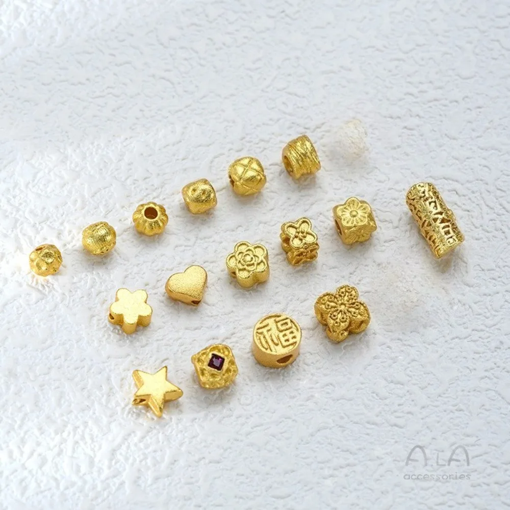 Copper-plated Alluvial Gold Meteorite Surface Bead-separated Pumpkin Bead Flower Through Hole Beaded DIY Jewelry Accessories
Copper-plated Alluvial Gold Meteorite Surface Bead-separated Pumpkin Bead Flower Through Hole Beaded DIY Jewelry Accessories