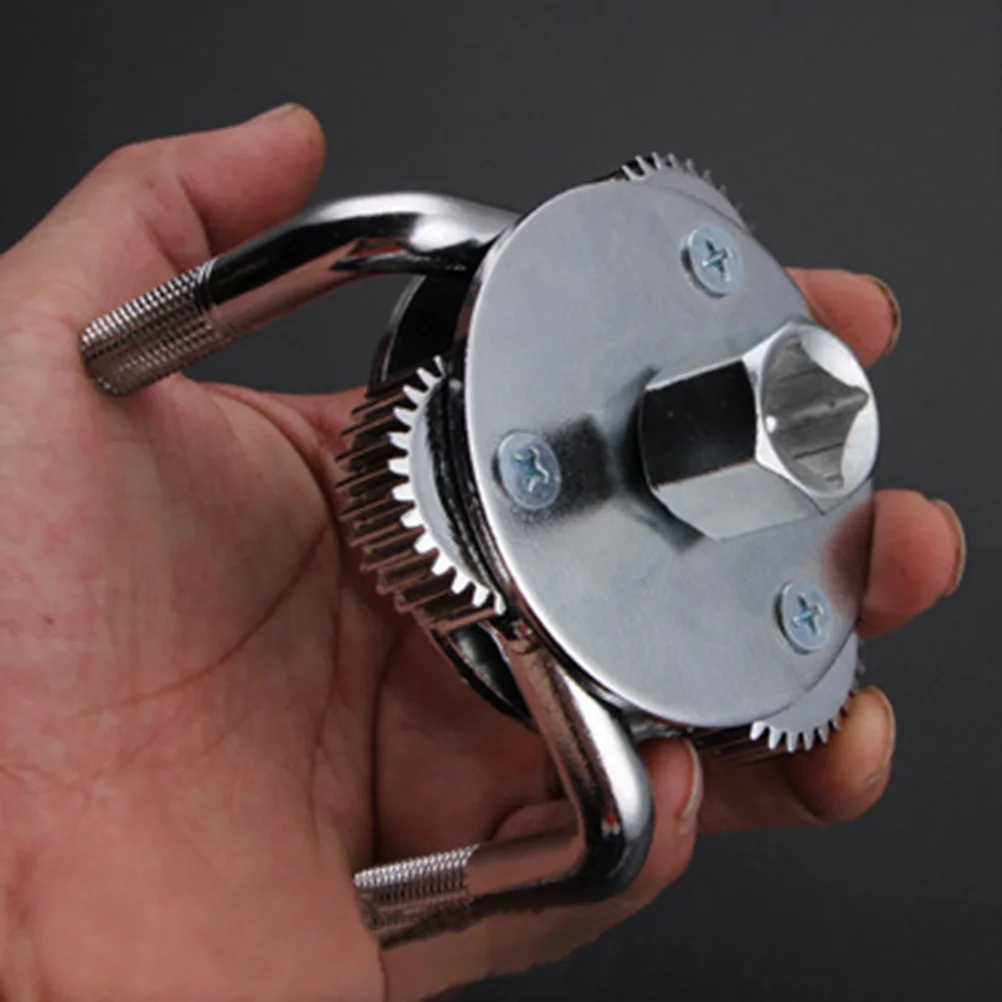 3-Jaw Auto-Adjustable Oil Filter Wrench Remover 3/8" Square Drive Socket 1/2" Adaptor (Silver)
3-Jaw Auto-Adjustable Oil Filter Wrench Remover 3/8" Square Drive Socket 1/2" Adaptor (Silver)