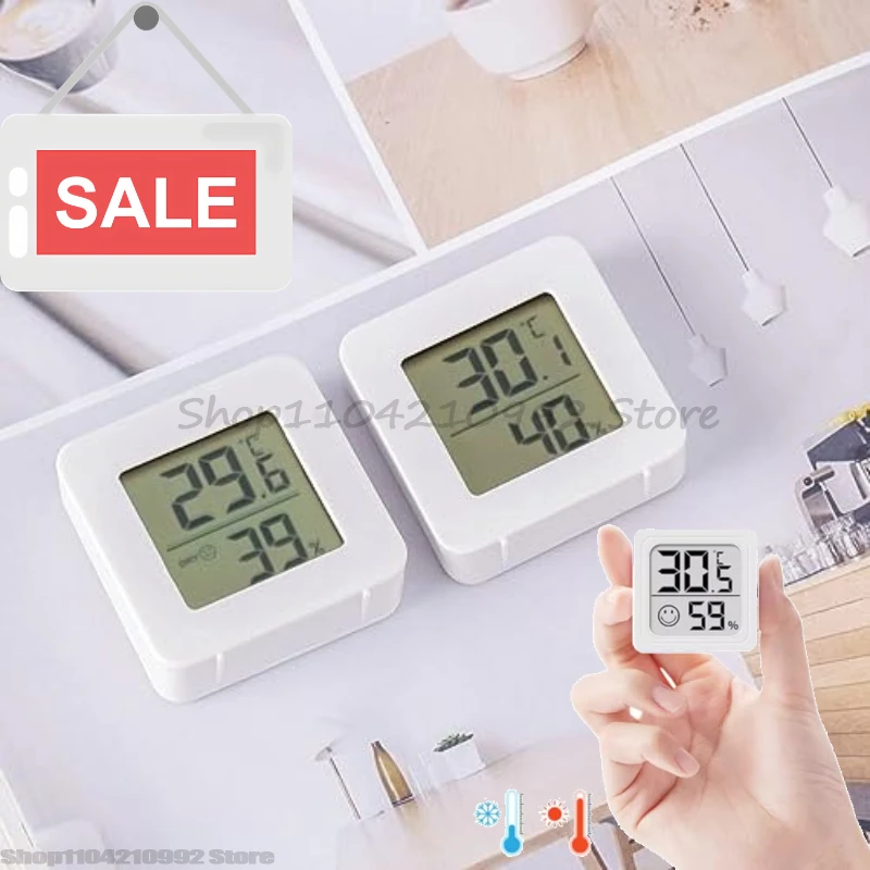 Миниатюрный комнатный термометр с ЖК-дисплеем, цифровой измеритель температуры и влажности, датчик для измерения температуры и влажности в помещении
Миниатюрный комнатный термометр с ЖК-дисплеем, цифровой измеритель температуры и влажности, датчик для измерения температуры и влажности в помещении