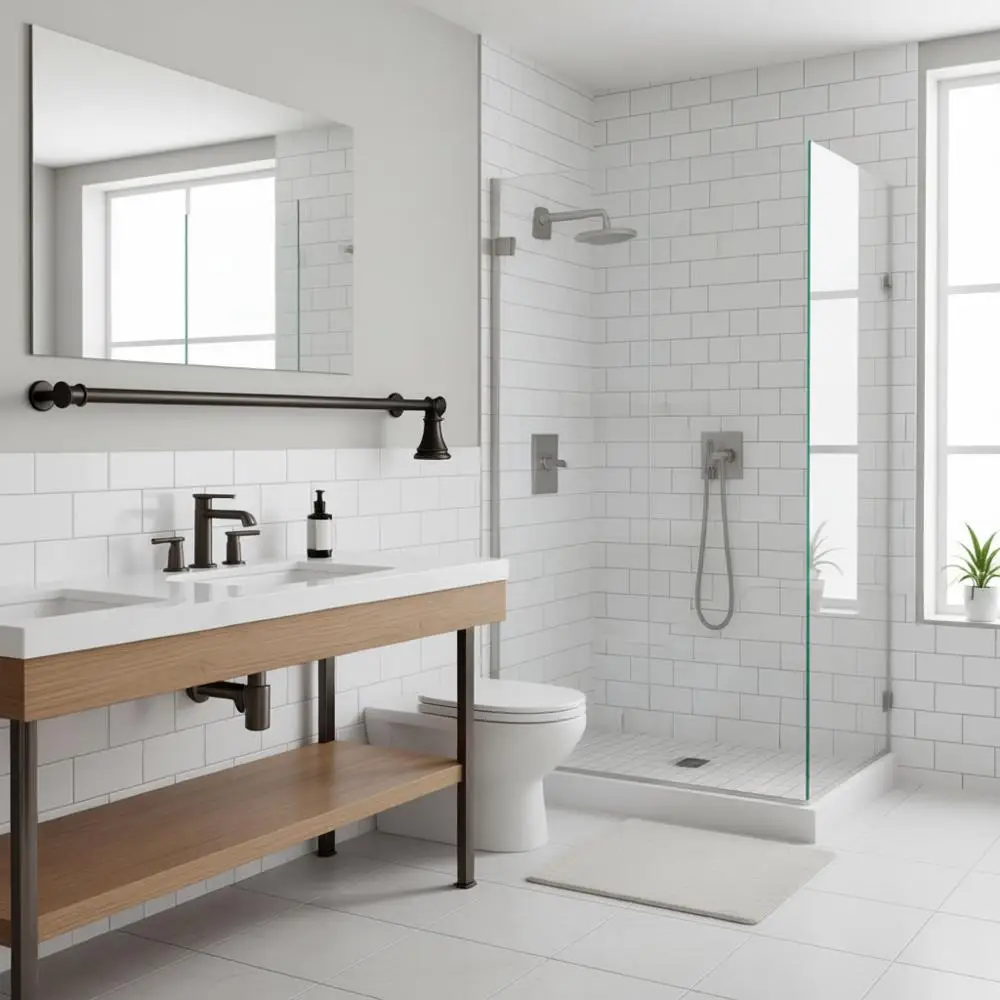 18-дюймовая вешалка для полотенец из бронзы с эффектом состаривания для ванной комнаты
18-дюймовая вешалка для полотенец из бронзы с эффектом состаривания для ванной комнаты