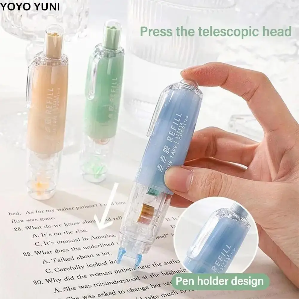 Double-sided Adhesive Press Spot Glue Pen High Viscosity Large Capacity Correction Tape Glue Tape Stationery Replaceable Core
Double-sided Adhesive Press Spot Glue Pen High Viscosity Large Capacity Correction Tape Glue Tape Stationery Replaceable Core