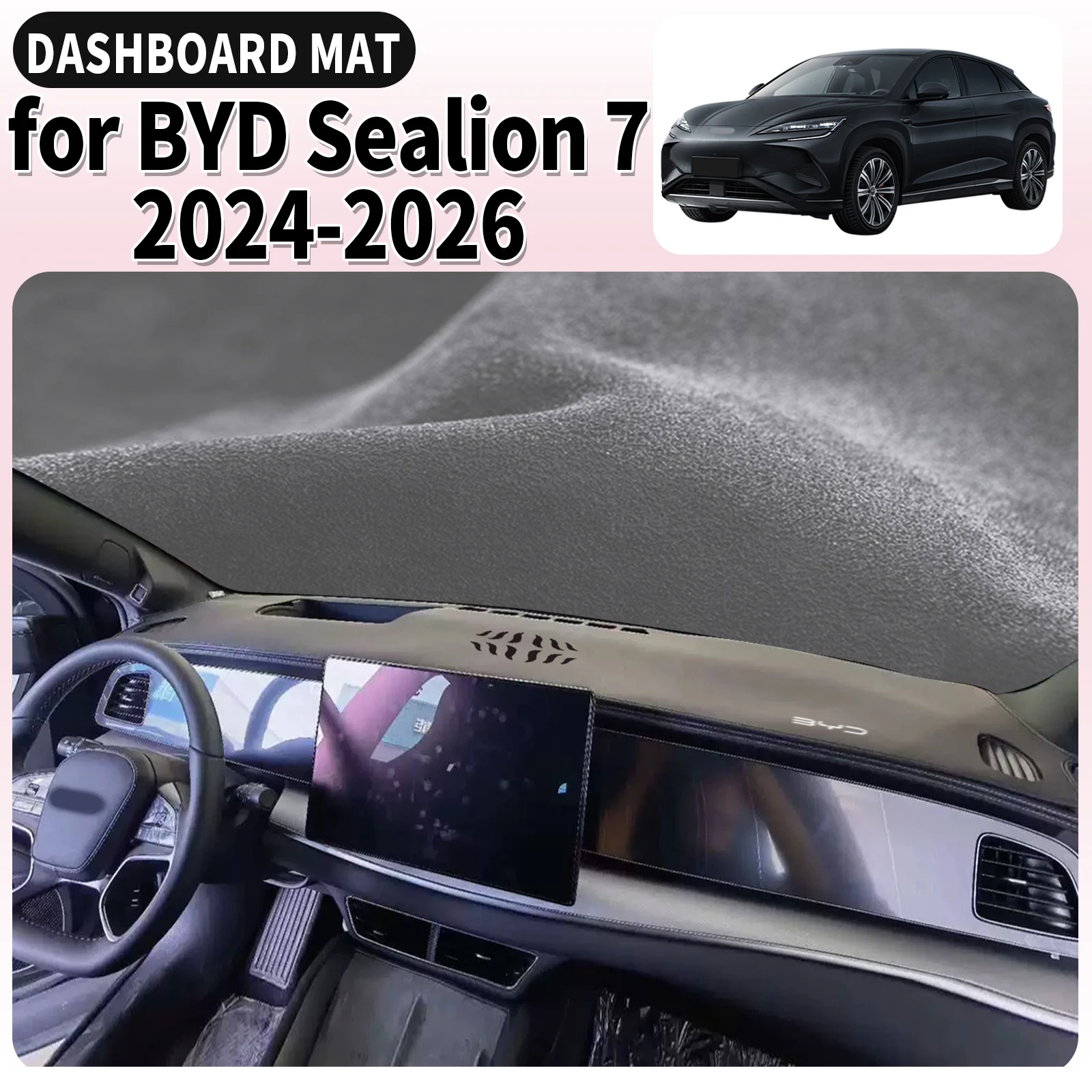 fit for BYD Sealion 7 2024 2025 2026 EV Car Dashmat Dashboard Cover Pad Accessories DashMat Sunshade Protective Carpet
fit for BYD Sealion 7 2024 2025 2026 EV Car Dashmat Dashboard Cover Pad Accessories DashMat Sunshade Protective Carpet