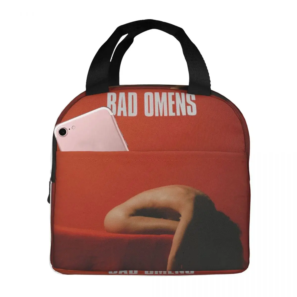 Bad Omens Metalcore Band The Death Of Peace Of Mind Album Insulated Lunch Bag Cooler Thermal Food Box Tote Lunch Boxes Container
Bad Omens Metalcore Band The Death Of Peace Of Mind Album Insulated Lunch Bag Cooler Thermal Food Box Tote Lunch Boxes Container