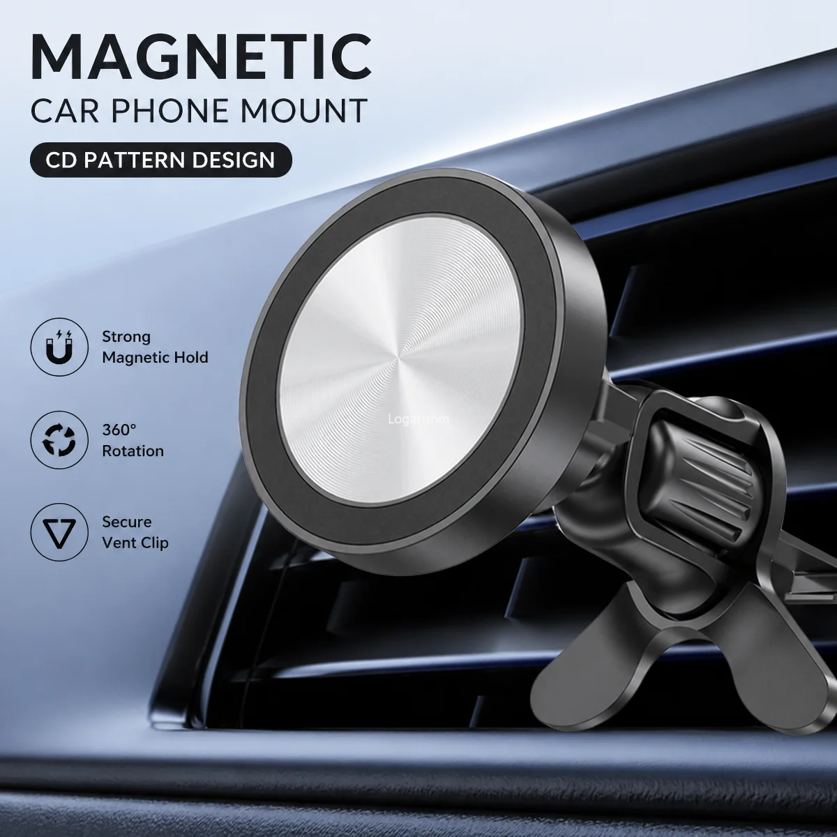 For Magsafe Car Mount, Magnetic Car Phone Holder with Clip 360° Rotation Air Vent Cell Phone Mount Fit for iPhone 14 13 12
For Magsafe Car Mount, Magnetic Car Phone Holder with Clip 360° Rotation Air Vent Cell Phone Mount Fit for iPhone 14 13 12