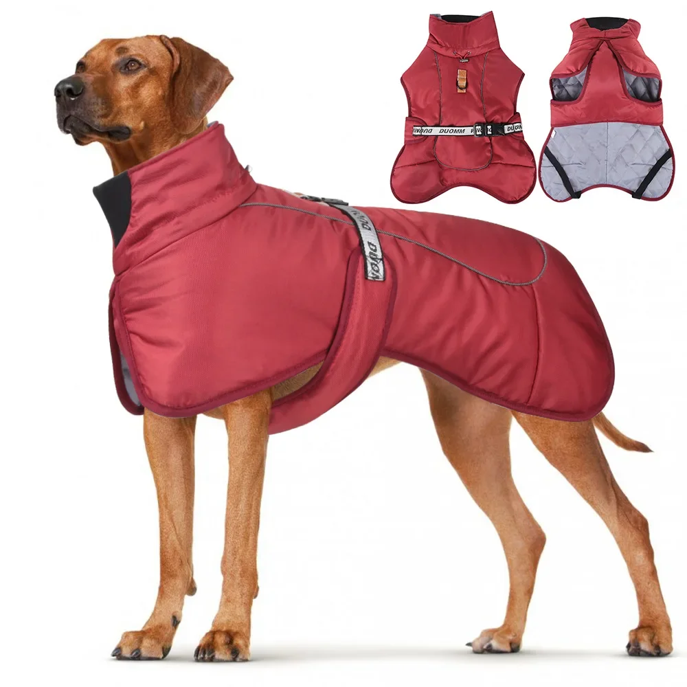 Winter Warm Dog Jacket for Medium Large Doggy Vest Coats Reflective Labrador Golden Retriever Clothes Pet Costume
Winter Warm Dog Jacket for Medium Large Doggy Vest Coats Reflective Labrador Golden Retriever Clothes Pet Costume