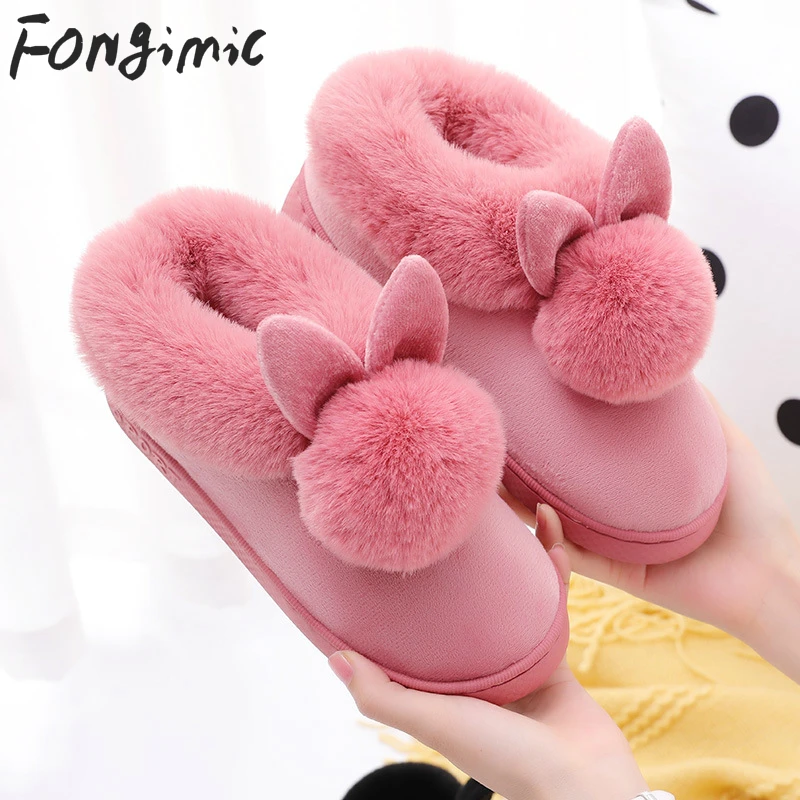 FONGIMIC Slippers For Women Winter Warm Cotton Slippers Ladies Winter Velvet Home Floor Thick Bottom Cartoon House leisure Shoes
FONGIMIC Slippers For Women Winter Warm Cotton Slippers Ladies Winter Velvet Home Floor Thick Bottom Cartoon House leisure Shoes