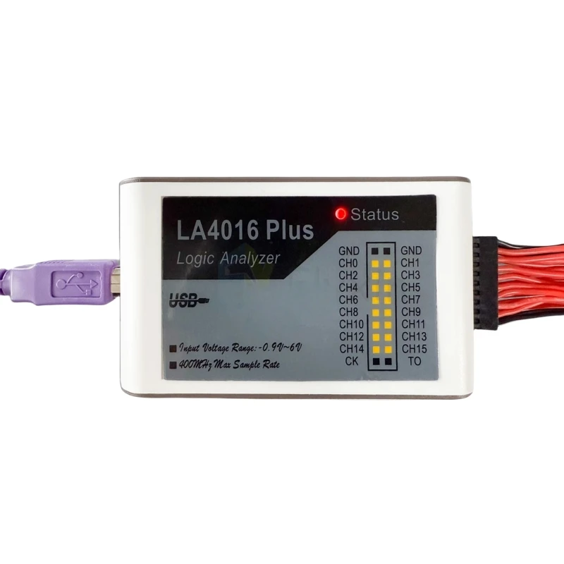 New LA4016 16 Channel Logic Analyzer 400MHz Max Sample Rate Support Plus View
New LA4016 16 Channel Logic Analyzer 400MHz Max Sample Rate Support Plus View