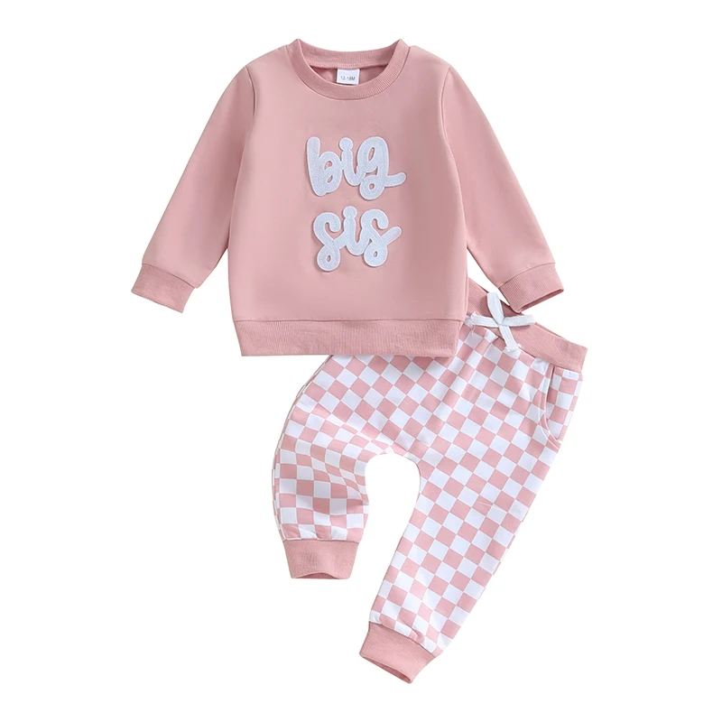 Children Matching Outfits Toddler Girl Boy Crewneck Sweatshirt Sweatshirt Pants Fall Winter Clothes
Children Matching Outfits Toddler Girl Boy Crewneck Sweatshirt Sweatshirt Pants Fall Winter Clothes