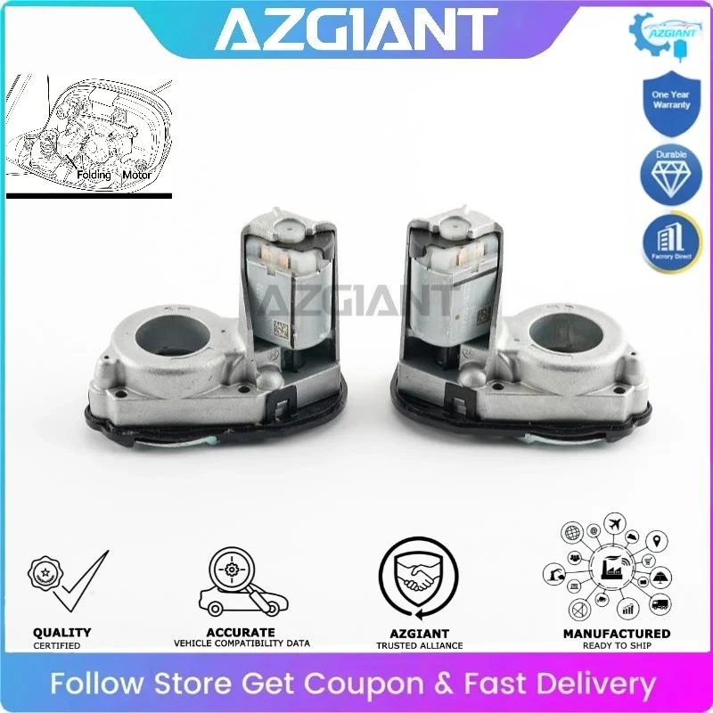 AZGIANT Side Mirror Motor for Audi A3 8V BMW E81 E82 E87 E88 E90 E91 Benz Vito Viano W447 Exact Fit Mirror Not Folding Repair
AZGIANT Side Mirror Motor for Audi A3 8V BMW E81 E82 E87 E88 E90 E91 Benz Vito Viano W447 Exact Fit Mirror Not Folding Repair