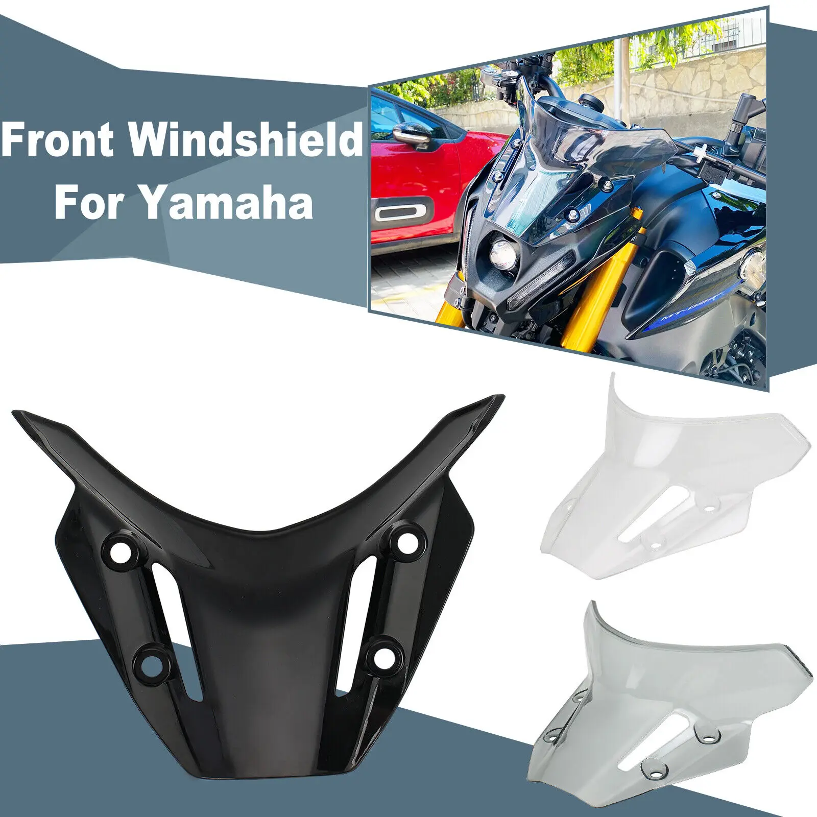 Front Fairing Windshield For Yamaha MT-09/FZ-09 2021 2022 2023 2024 Windscreen Wind Deflector Motorcycle Accessories
Front Fairing Windshield For Yamaha MT-09/FZ-09 2021 2022 2023 2024 Windscreen Wind Deflector Motorcycle Accessories