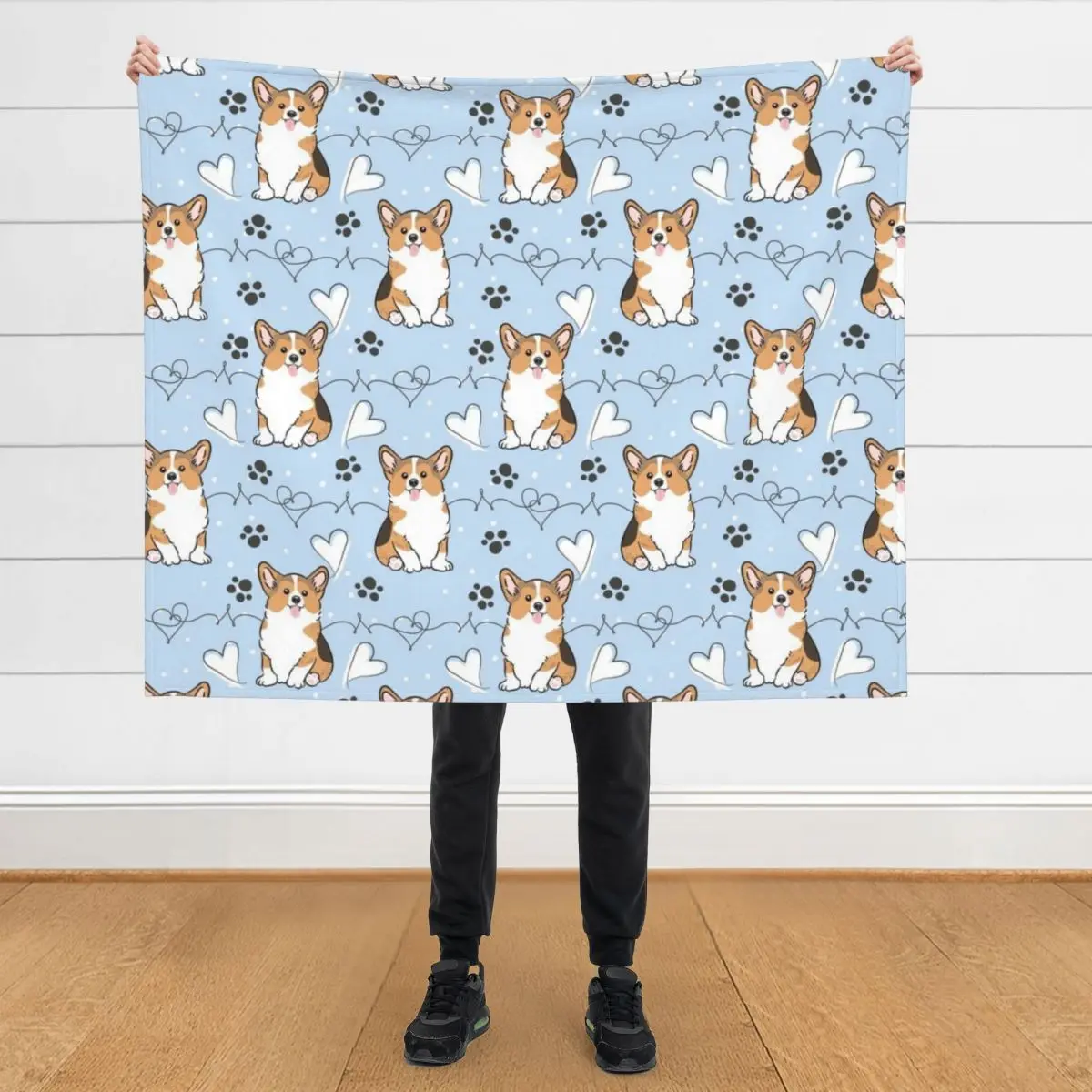 Love Corgi - Sable Tri Color Throw Blanket Cute Plaid Polar Personalized Gift Blankets
Love Corgi - Sable Tri Color Throw Blanket Cute Plaid Polar Personalized Gift Blankets