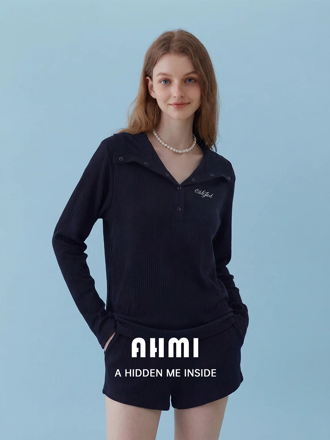 AHMI Gentle lect f Buttoned Hooded Long Sve Women's T-irt Spring Loose Slimming Ele Top
AHMI Gentle lect f Buttoned Hooded Long Sve Women's T-irt Spring Loose Slimming Ele Top