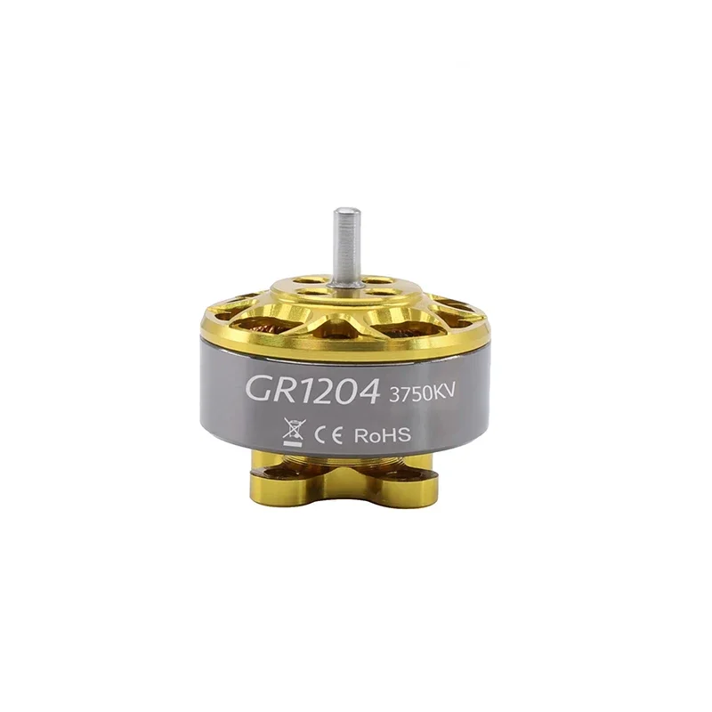 Бесщеточный двигатель GEPRC GR1204 3750KV для дрона Whoop Drone и дрона с зубочисткой 105–110 мм. Высокая эффективность и гладкий.
Бесщеточный двигатель GEPRC GR1204 3750KV для дрона Whoop Drone и дрона с зубочисткой 105–110 мм. Высокая эффективность и гладкий.