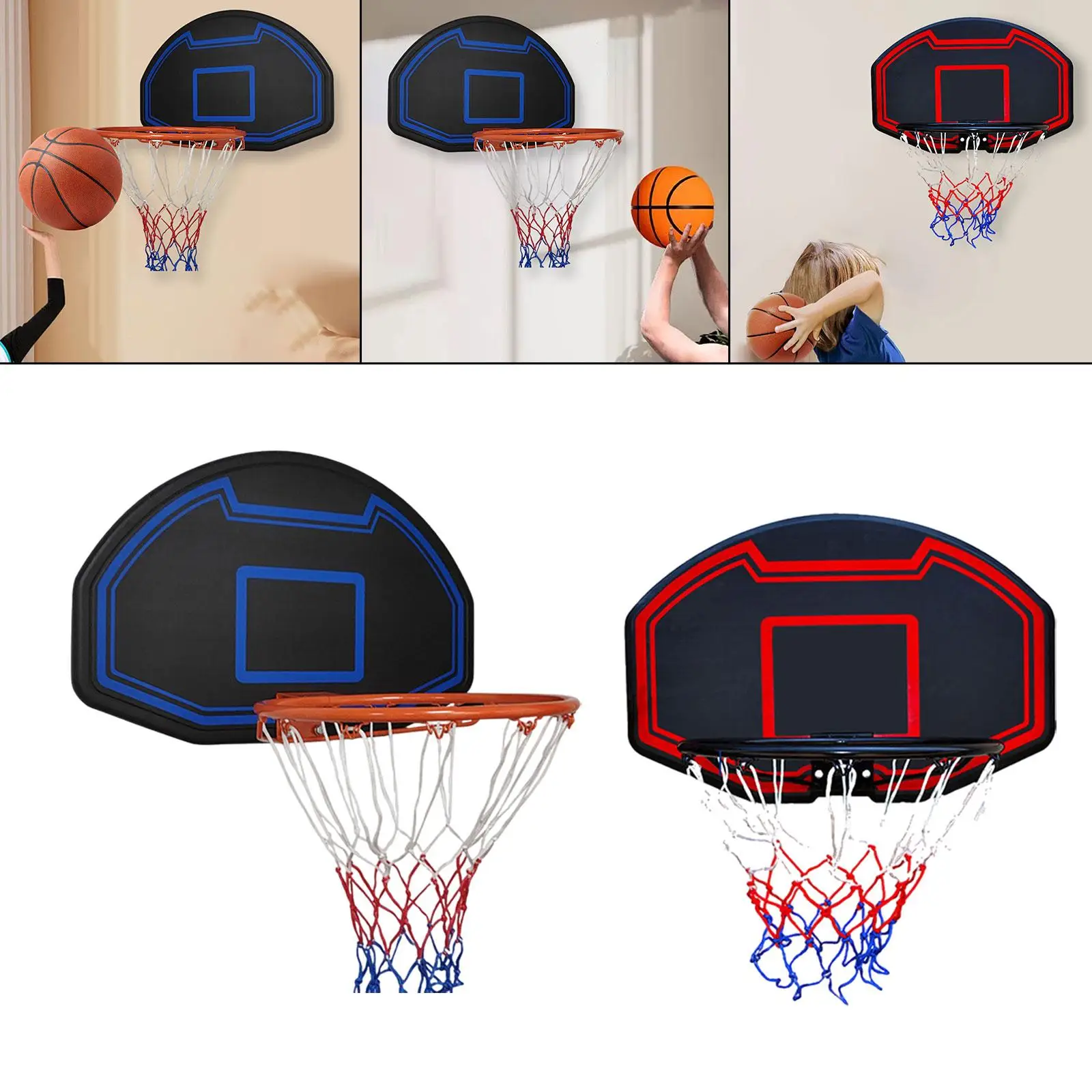 Basketball Hoop,Basketball Goal Indoor Outdoor Replacement Basketball Games Backboard for Door Outdoor Sports Garden Backyard
Basketball Hoop,Basketball Goal Indoor Outdoor Replacement Basketball Games Backboard for Door Outdoor Sports Garden Backyard