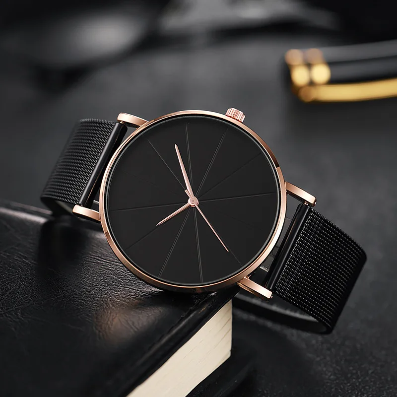 New men's watch fashion trend ultra-thin men's quartz watch simple and versatile mesh belt student watch wrist
New men's watch fashion trend ultra-thin men's quartz watch simple and versatile mesh belt student watch wrist