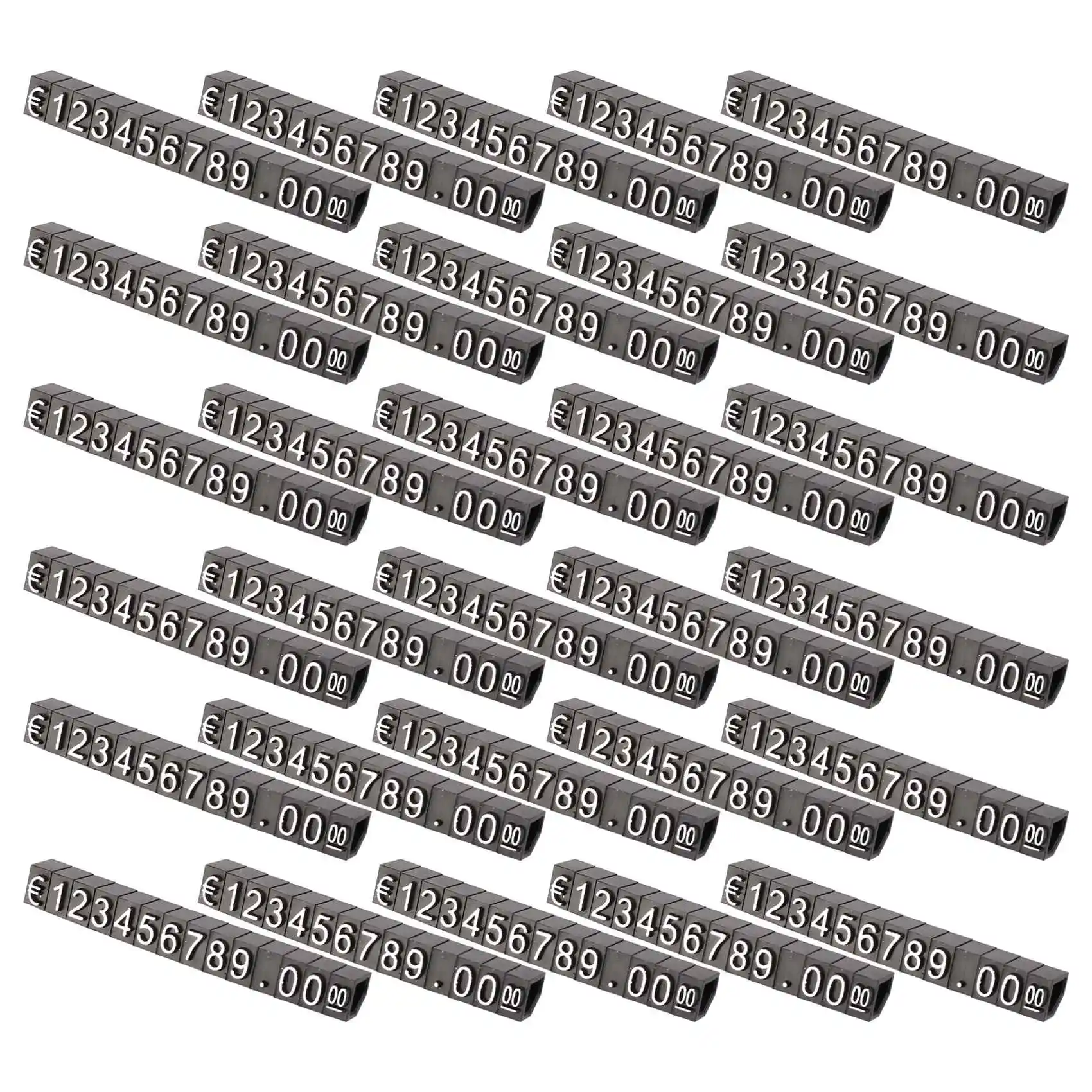 30Sets Plastic Cubes Price Display Tags Adjustable Number Stand Frame Label Shop
30Sets Plastic Cubes Price Display Tags Adjustable Number Stand Frame Label Shop