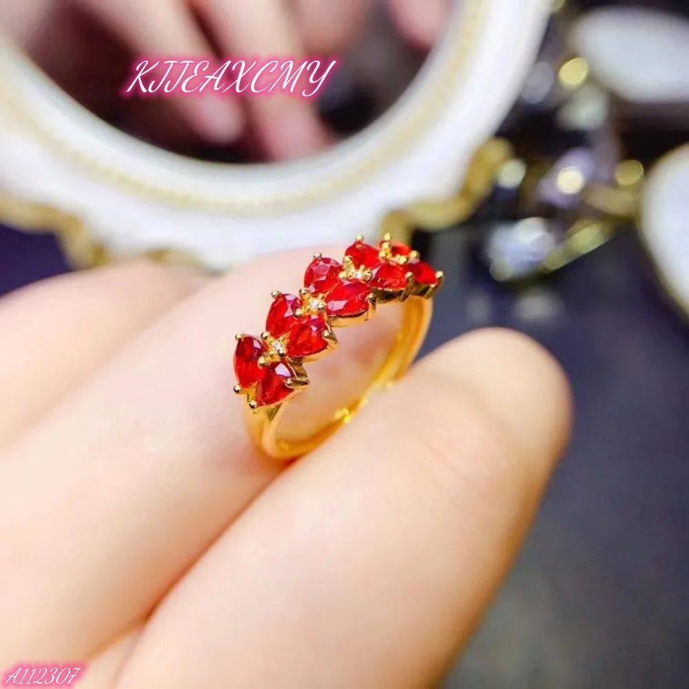 KJJEAXCMY Brand Boutique Jewelry 925 Sterling Silver Natural Red Sapphire Women's Ring Girlfriend's Birthday Party, Gift
KJJEAXCMY Brand Boutique Jewelry 925 Sterling Silver Natural Red Sapphire Women's Ring Girlfriend's Birthday Party, Gift