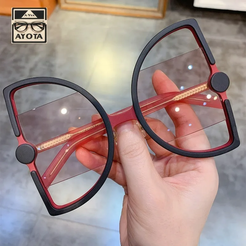 Personalized Butterfly-shaped Sunglasses Ultra-light Acetate Exaggerated Big Cat Eyes Men Women with Big Faces Myopia Sunglasses
Personalized Butterfly-shaped Sunglasses Ultra-light Acetate Exaggerated Big Cat Eyes Men Women with Big Faces Myopia Sunglasses