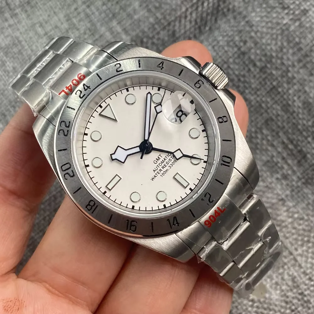 Механические наручные часы с механизмом Tandorio NH34, 40 мм, GMT, автоматический зеленый/синий/белый циферблат, светящиеся метки, водонепроницаемые 200 м
Механические наручные часы с механизмом Tandorio NH34, 40 мм, GMT, автоматический зеленый/синий/белый циферблат, светящиеся метки, водонепроницаемые 200 м