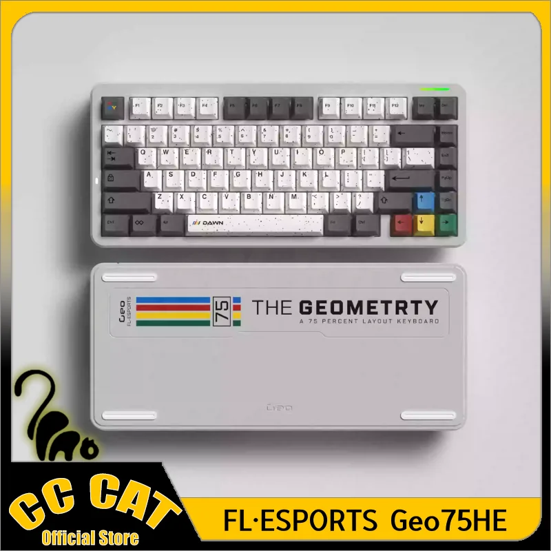 FL·ESPORTS Geo75HE Mechanical Keyboard Aluminium Alloy 8K Magnetic Switch Wired Gaming Keyboard RGB Custom PC Gamer Accessories
FL·ESPORTS Geo75HE Mechanical Keyboard Aluminium Alloy 8K Magnetic Switch Wired Gaming Keyboard RGB Custom PC Gamer Accessories