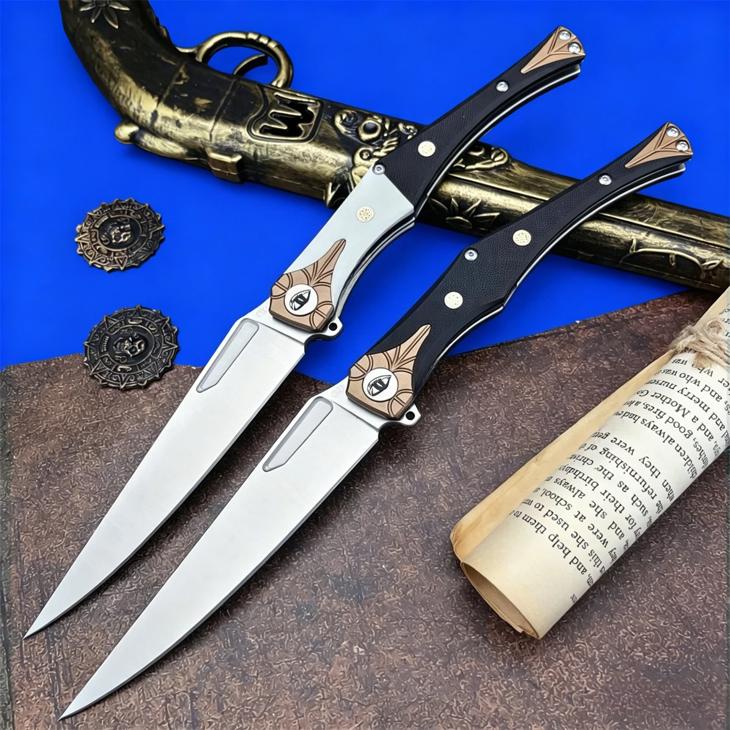 Russian Style D2 Steel Folding Knife – High-Hardness, G10 Handle – Compact EDC for Camping & Hiking – Practical Men's Gift
Russian Style D2 Steel Folding Knife – High-Hardness, G10 Handle – Compact EDC for Camping & Hiking – Practical Men's Gift