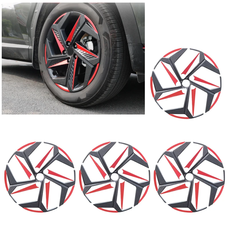 4x Car Left Right Front Rear Wheel Hub Sticker Trim Decor Fit for Hyundai Tucson 2022 Red Carbon Fiber Style Plastic
4x Car Left Right Front Rear Wheel Hub Sticker Trim Decor Fit for Hyundai Tucson 2022 Red Carbon Fiber Style Plastic
