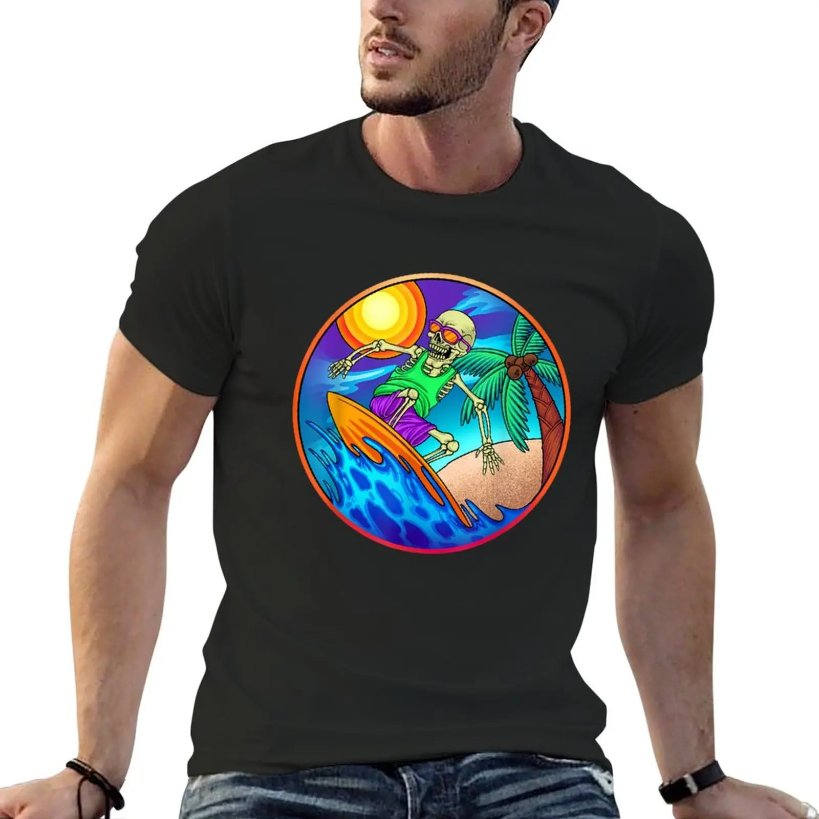 Skeleton Surfer T-Shirt blue archive T-shirts man football t shirt graphic shirts plus size men clothing
Skeleton Surfer T-Shirt blue archive T-shirts man football t shirt graphic shirts plus size men clothing
