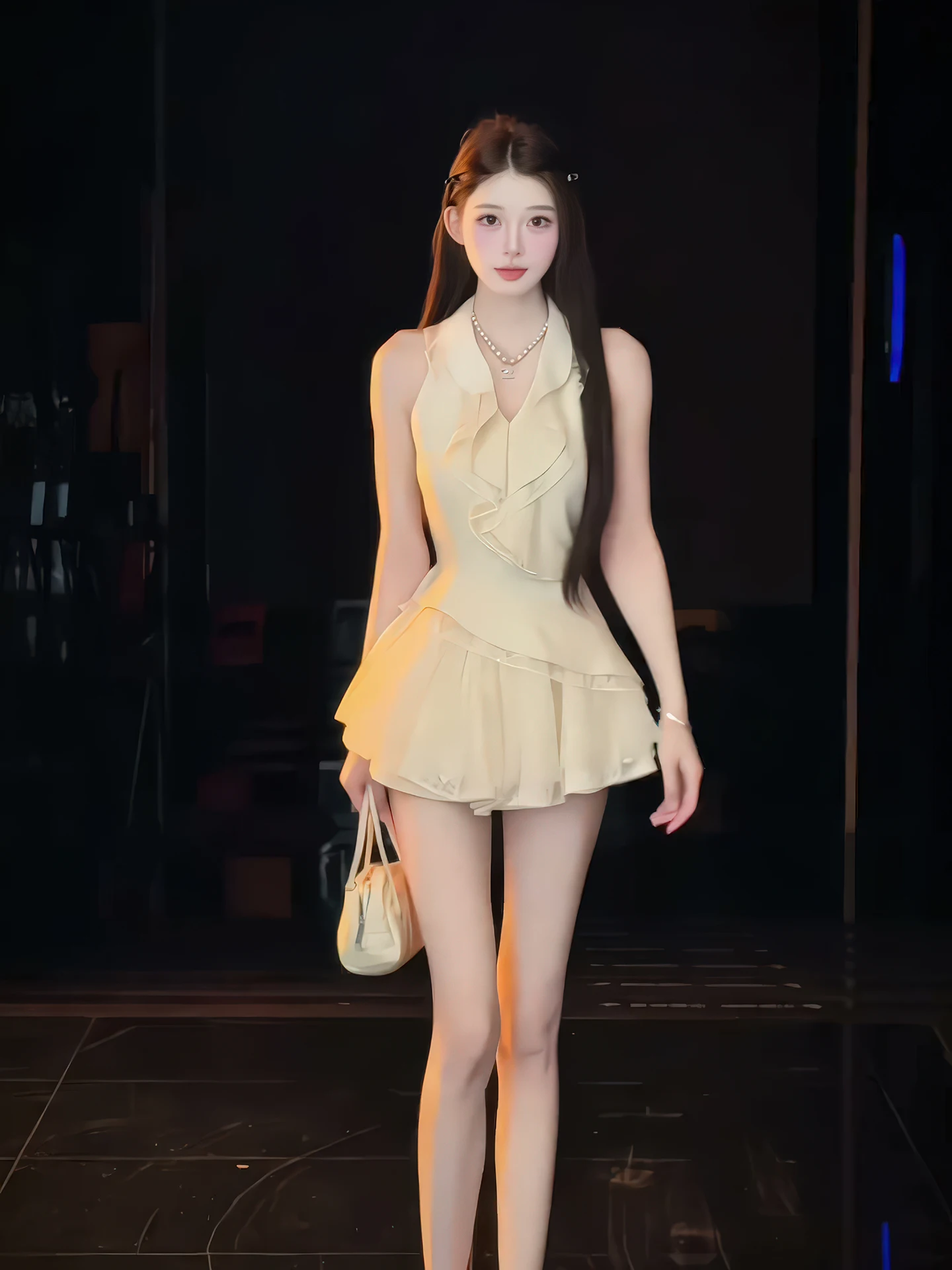 Elegant V-neck Sleeveless Puffy Skirt Set Women's Summer Slimming High-waisted Full-skirted Two-piece Korean Style Outfit
Elegant V-neck Sleeveless Puffy Skirt Set Women's Summer Slimming High-waisted Full-skirted Two-piece Korean Style Outfit