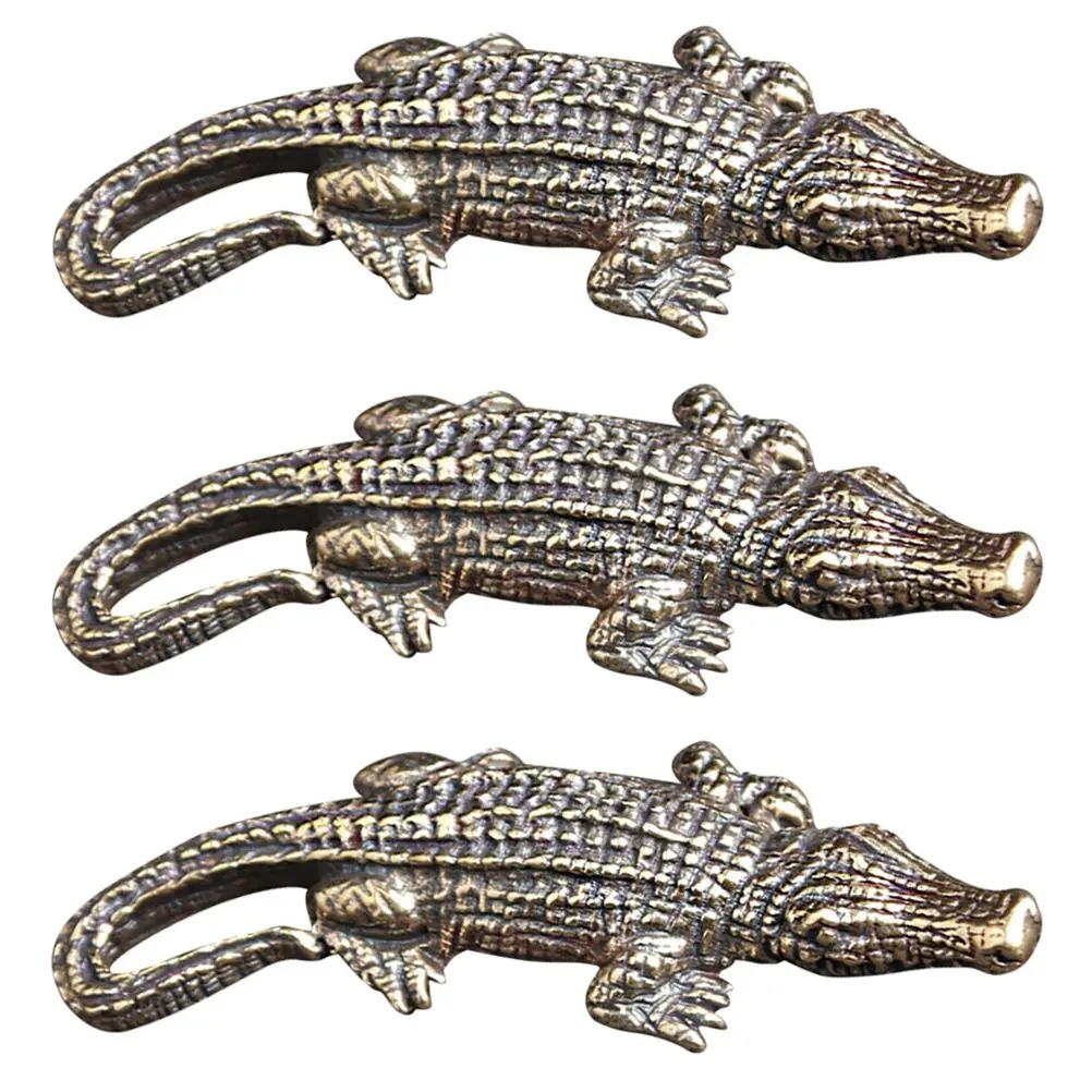 3PCS Keychain Aligator Charms Animal Retro Decor Pendent Jewelry Making Crafts Brass Durable Lightweight
3PCS Keychain Aligator Charms Animal Retro Decor Pendent Jewelry Making Crafts Brass Durable Lightweight