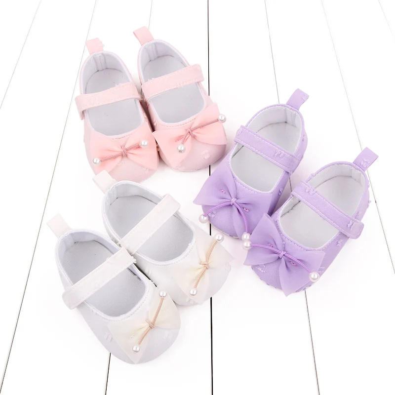 Baby Step Front Shoes Spring and Autumn New Style Girls' Baby Shoes with Korean-style Bowknots and Anti-slip Soft Soles BY2235 
Baby Step Front Shoes Spring and Autumn New Style Girls' Baby Shoes with Korean-style Bowknots and Anti-slip Soft Soles BY2235