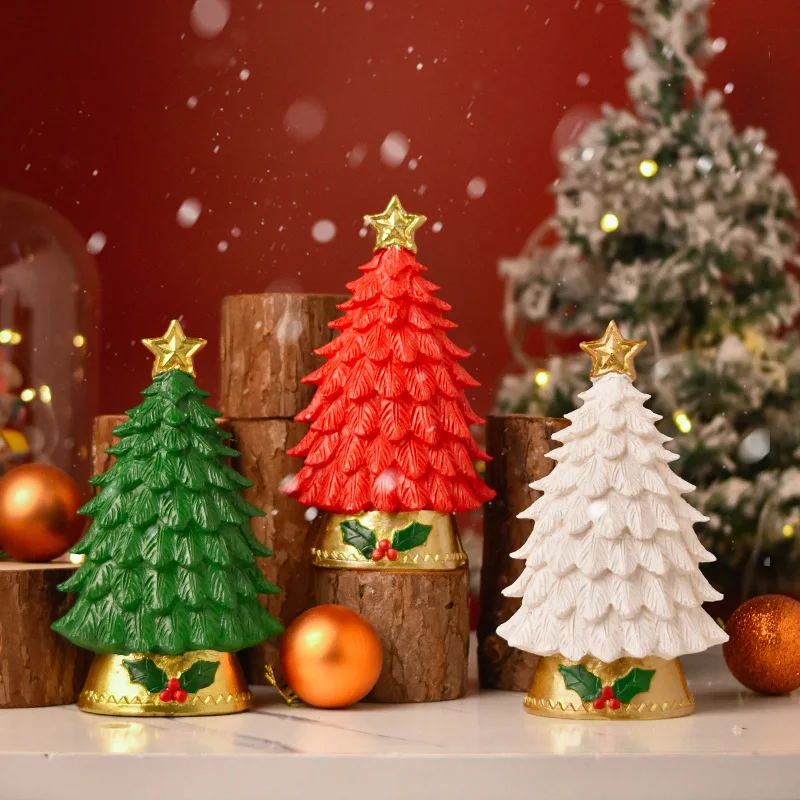 Christmas resin craft decoration of a Christmas tree that glows, for home interior festive atmosphere room desktop decoration.
Christmas resin craft decoration of a Christmas tree that glows, for home interior festive atmosphere room desktop decoration.