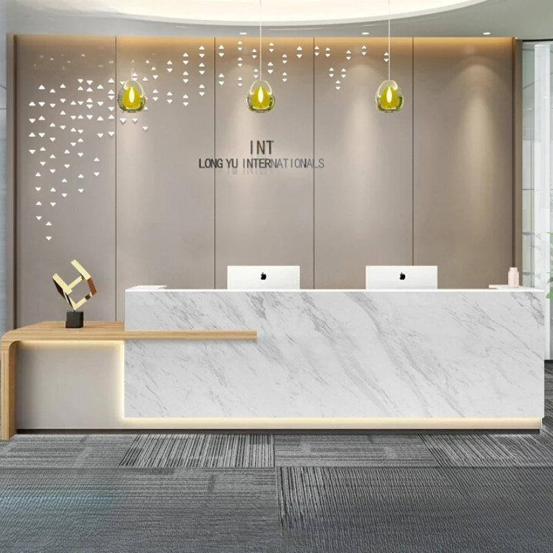 Sales Work Desk Design Modern Commericial High-end High-end Adult Curved Table Welcome Cash Register Schreibtisch Furniture
Sales Work Desk Design Modern Commericial High-end High-end Adult Curved Table Welcome Cash Register Schreibtisch Furniture