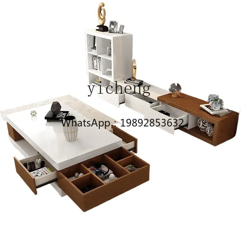 XLL coffee table TV cabinet combination simple living room coffee table household Nordic retractable
XLL coffee table TV cabinet combination simple living room coffee table household Nordic retractable