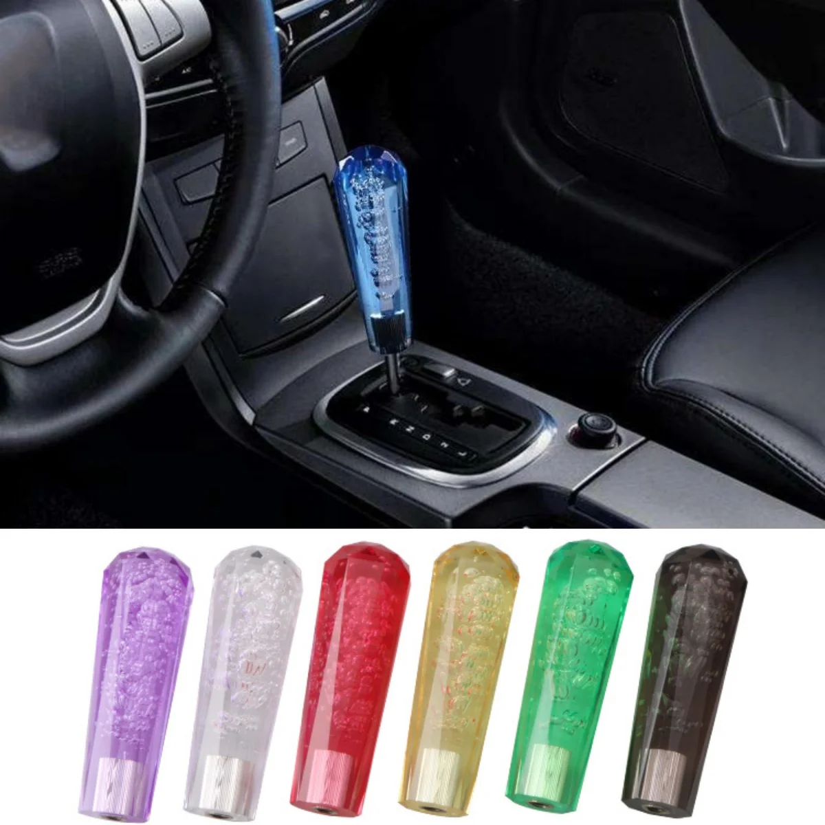 Car modification gear head crystal octagonal bubble gear head gear head universal personalized decorative wave stick head
Car modification gear head crystal octagonal bubble gear head gear head universal personalized decorative wave stick head