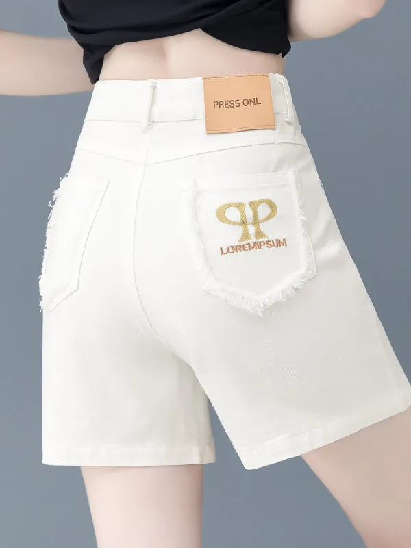 White Straight Leg Wide Leg Short Jeans Women's Spring Summer Fashion Trend Thin New Arrival 2026 High Waist Denim Shorts
White Straight Leg Wide Leg Short Jeans Women's Spring Summer Fashion Trend Thin New Arrival 2026 High Waist Denim Shorts