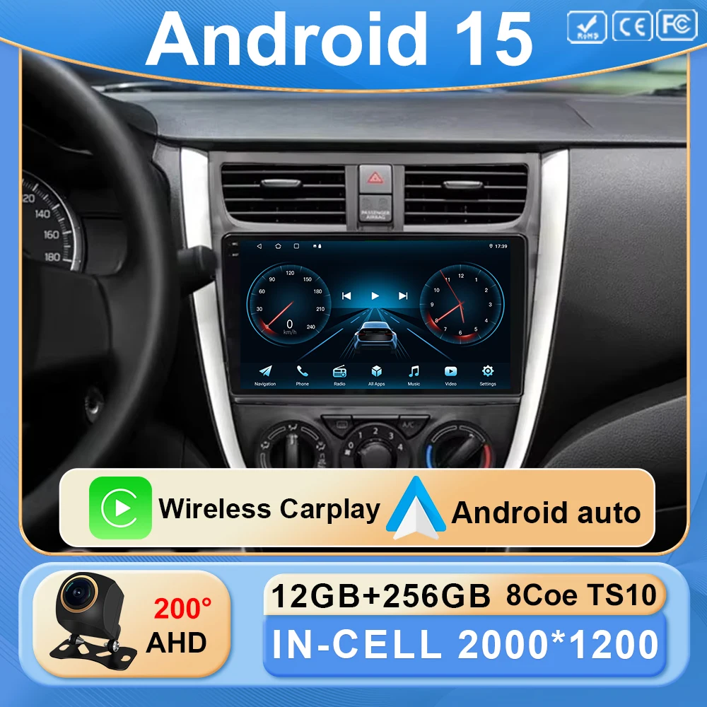 Android 15 For Suzuki Celerio Alto 2015 - 2018 Car Radio Multimedia Video Player Navigation GPS Head Unit 4G WIFI GPS No 2Din
Android 15 For Suzuki Celerio Alto 2015 - 2018 Car Radio Multimedia Video Player Navigation GPS Head Unit 4G WIFI GPS No 2Din