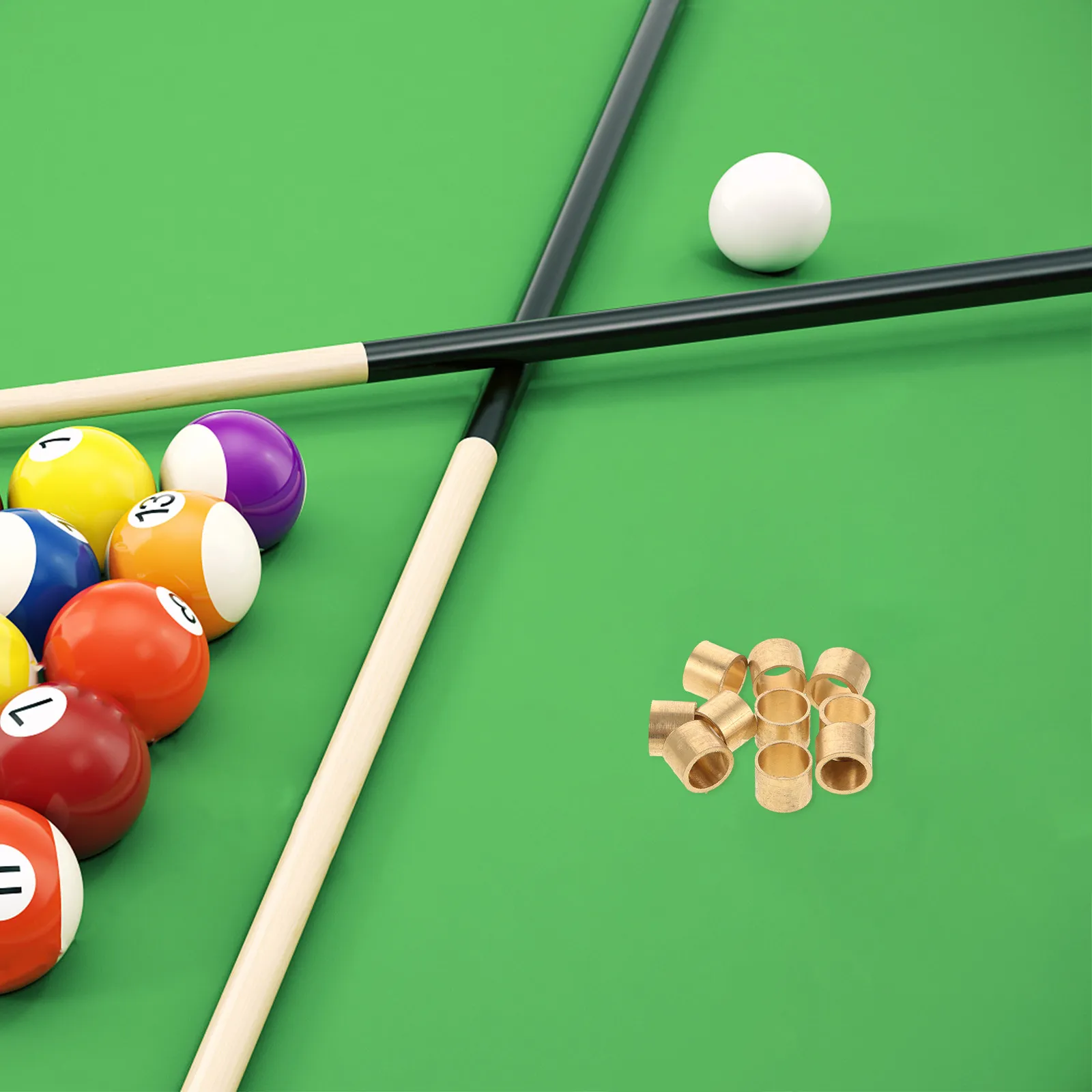 10Pcs Replacement Pool Cue Ferrules Billiard Accessories Metal Tip Fittings for Cue Stick Repair Smooth Surface
10Pcs Replacement Pool Cue Ferrules Billiard Accessories Metal Tip Fittings for Cue Stick Repair Smooth Surface