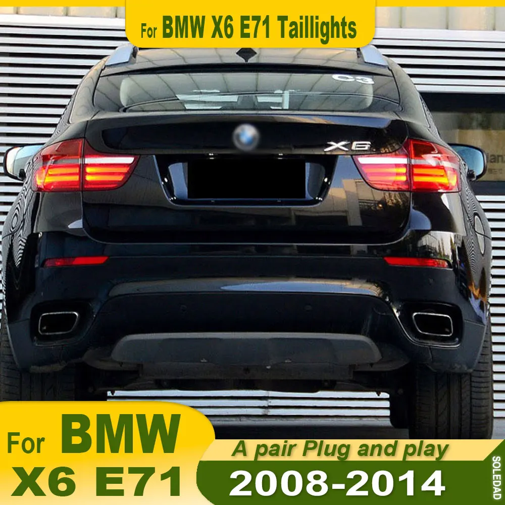 Car Tail Lights For BMW X6 E71 2008 2009 2010 2011 2012 2013 2014 LED Car Tail Lamps Daytime Running Lights Dynamic Turn Signals
Car Tail Lights For BMW X6 E71 2008 2009 2010 2011 2012 2013 2014 LED Car Tail Lamps Daytime Running Lights Dynamic Turn Signals