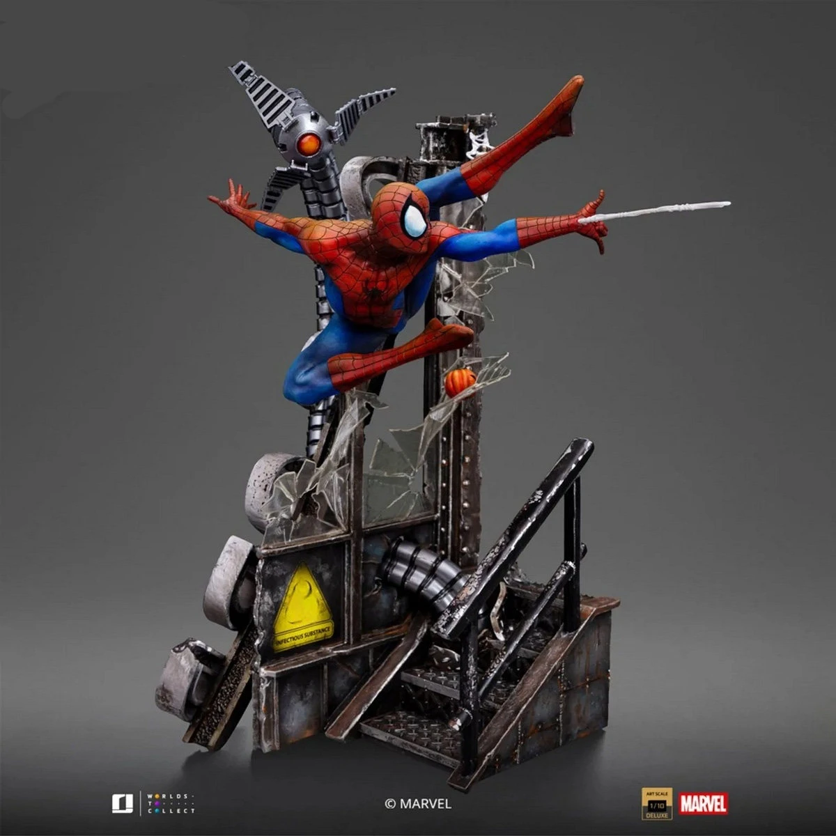 Коллекционная статуэтка Iron Studios Marvel Spider-Man в масштабе 1:10, специальное издание 118125, для взрослых коллекционеров и декора.
Коллекционная статуэтка Iron Studios Marvel Spider-Man в масштабе 1:10, специальное издание 118125, для взрослых коллекционеров и декора.