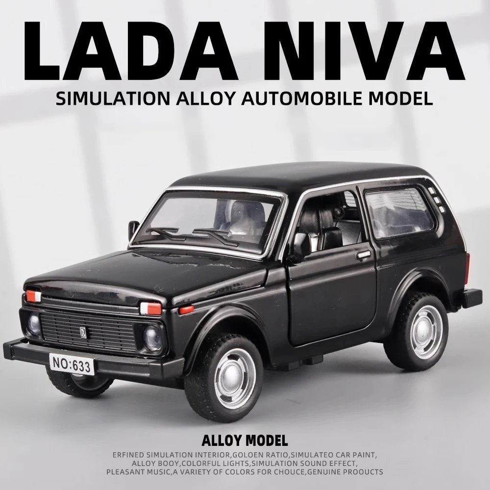 1:32 LADA NIVA литой под давлением сплав ретро модель автомобиля украшения с центральным управлением звук и свет игрушки рождественские подарки для детей
1:32 LADA NIVA литой под давлением сплав ретро модель автомобиля украшения с центральным управлением звук и свет игрушки рождественские подарки для детей
