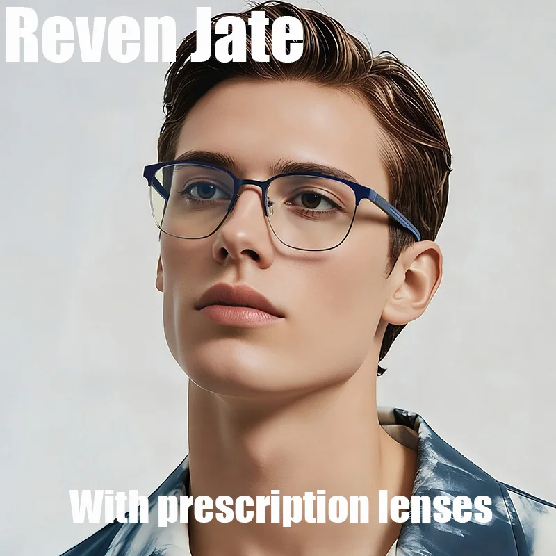Reven Jate 91778 Optical Square Frame Prescription Eyeglasses Alloy Rx Glasses for Men And Women Male Female Eyewear
Reven Jate 91778 Optical Square Frame Prescription Eyeglasses Alloy Rx Glasses for Men And Women Male Female Eyewear