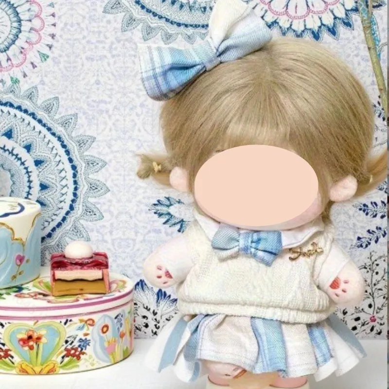 Одежда для кукол 20 см, плюшевая кукольная одежда, комплект плиссированной юбки в школьном стиле для куклы
Одежда для кукол 20 см, плюшевая кукольная одежда, комплект плиссированной юбки в школьном стиле для куклы