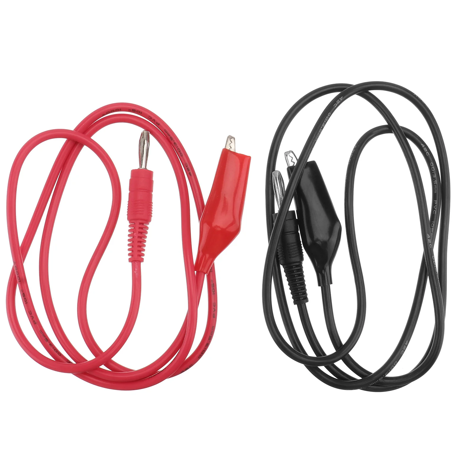 Clip To Banana Connector Insulated Electrical Cable For Multimeter Power Supply Digital Circuit Tracing
Clip To Banana Connector Insulated Electrical Cable For Multimeter Power Supply Digital Circuit Tracing