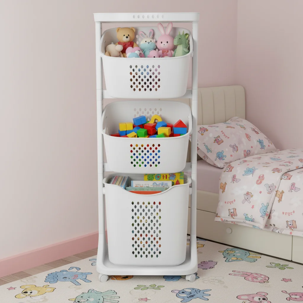 Dirty Clothes Hamper Storage Hanging Baskets Three Tier Vertical Rolling Organizer with Wheels for Laundry Bathroom Bedroom
Dirty Clothes Hamper Storage Hanging Baskets Three Tier Vertical Rolling Organizer with Wheels for Laundry Bathroom Bedroom