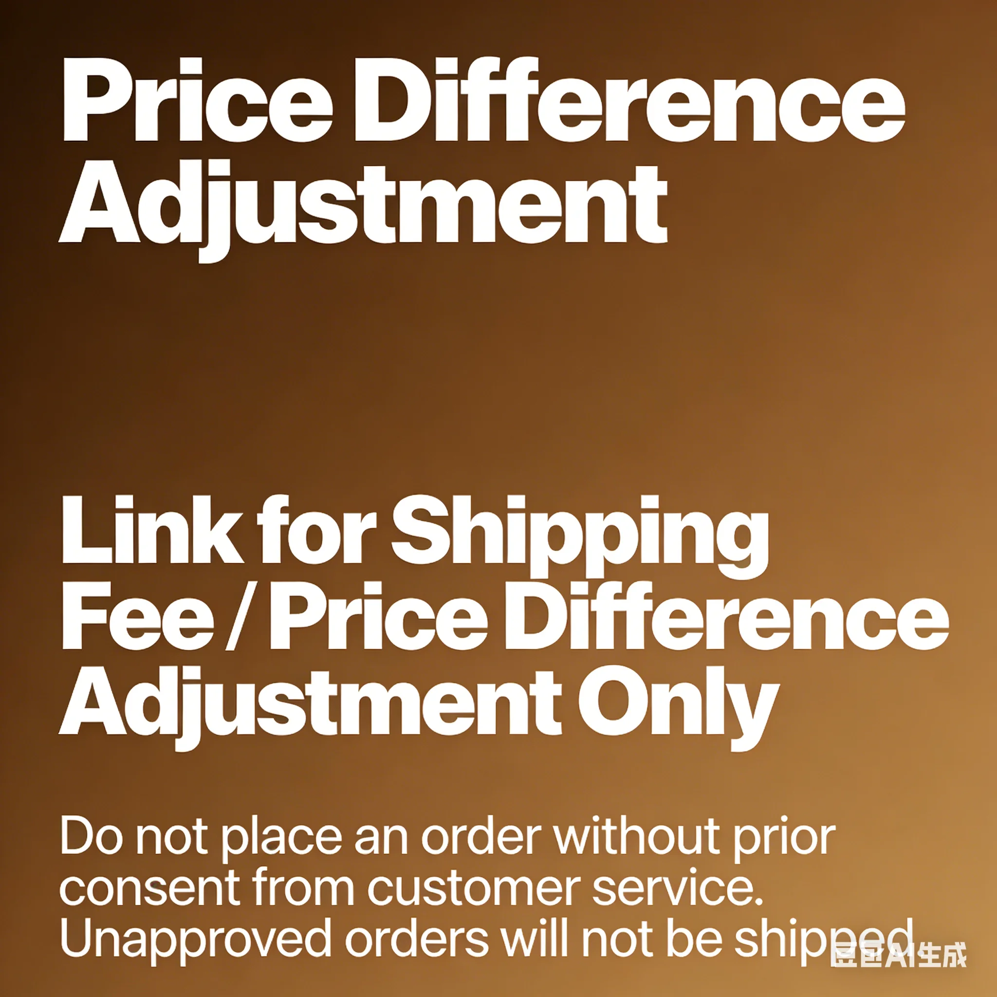 This shipping fee supplement is for special purposes only. Please do not place orders without authorization.
This shipping fee supplement is for special purposes only. Please do not place orders without authorization.