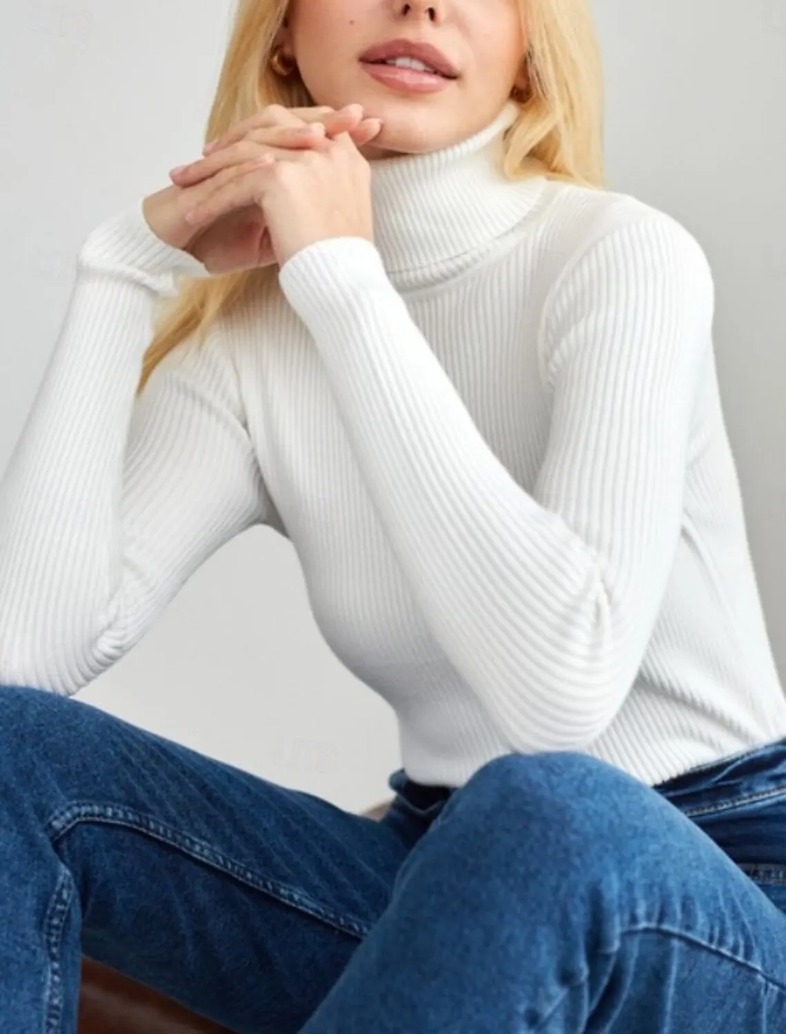 Women's Slim Fit Turtleneck Knitted Base Sweater Warm Autumn Winter Fashion Casual Long Sleeve Crew Neck Pullover Top
Women's Slim Fit Turtleneck Knitted Base Sweater Warm Autumn Winter Fashion Casual Long Sleeve Crew Neck Pullover Top