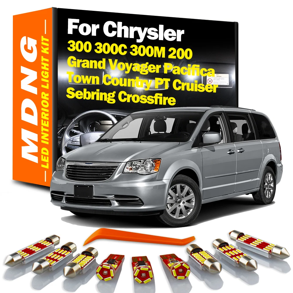 Внутренняя деталь, строительный комплект для Chrysler 300 300C 300M 200 Grand Voyager Town Country PT Cruiser Crossfire Автомобильные светодиодные лампы
Внутренняя деталь, строительный комплект для Chrysler 300 300C 300M 200 Grand Voyager Town Country PT Cruiser Crossfire Автомобильные светодиодные лампы