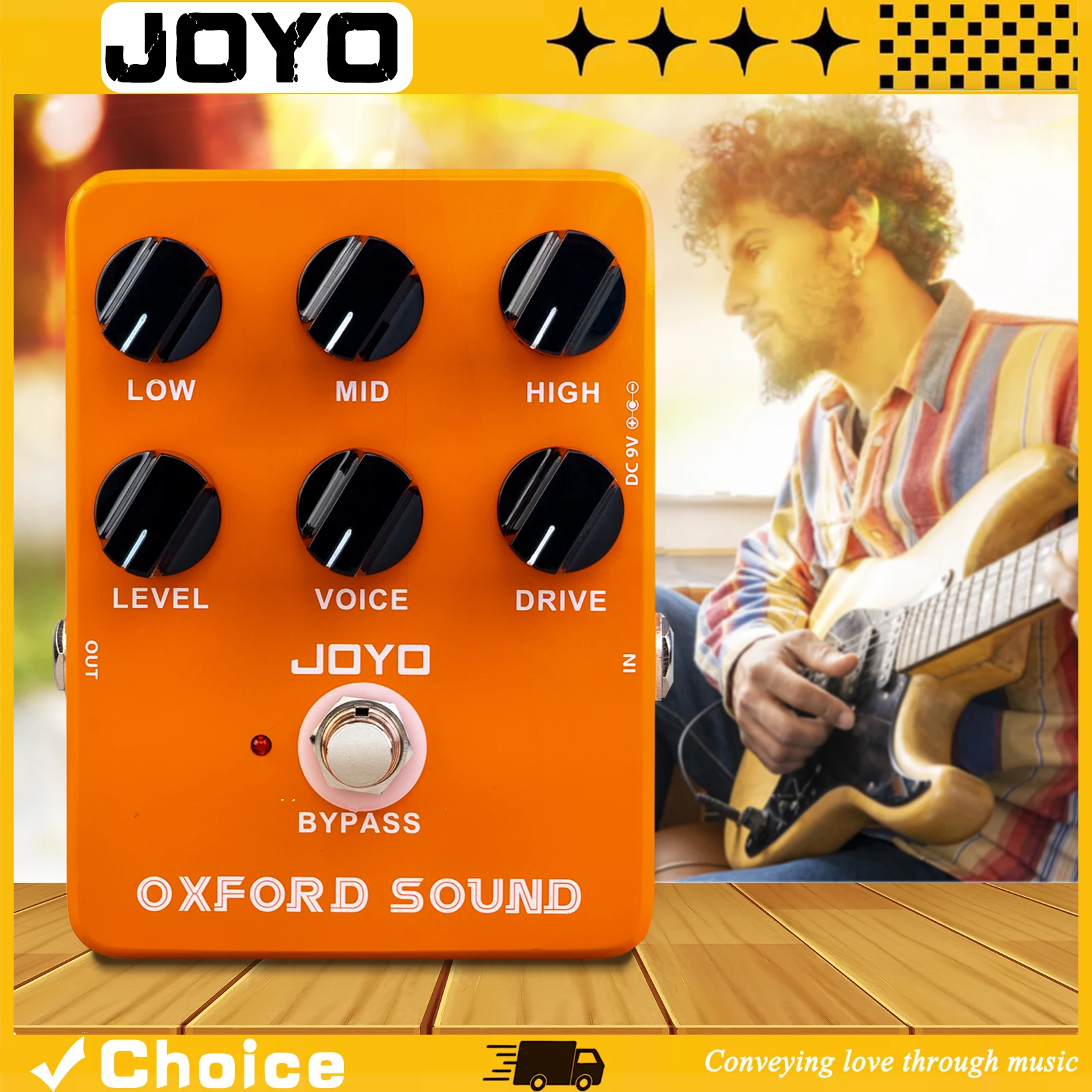 JF-22 Guitar Effects Pedal Oxford Sound Clean Distortion Pedal 70's Classic British Rock Guitar AMP Simulation Effect Pedal
JF-22 Guitar Effects Pedal Oxford Sound Clean Distortion Pedal 70's Classic British Rock Guitar AMP Simulation Effect Pedal