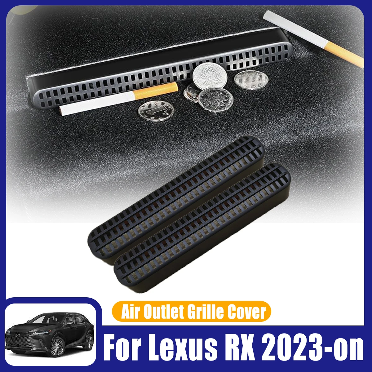 Air Vent Outlet Cover For Lexus RX 350 450 ALA10 ALH10 2023-on Car Accessories Under-Seat Protectors Anti Debris Dust Mesh ABS
Air Vent Outlet Cover For Lexus RX 350 450 ALA10 ALH10 2023-on Car Accessories Under-Seat Protectors Anti Debris Dust Mesh ABS